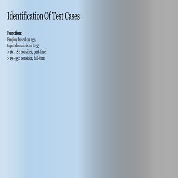 Functionality Testing [PARTIAL]