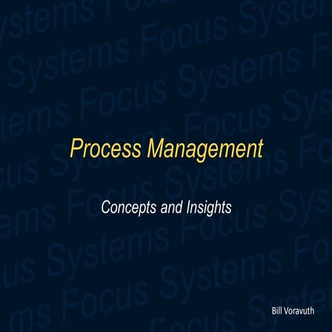 TQA Cat 6 Process Management