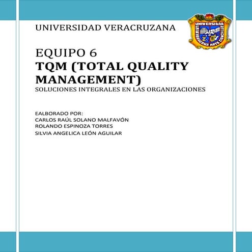 Tqm investigación