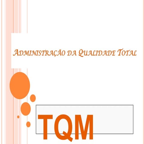 TQM MANUTENÇÃO PRODUTIVA TOTAL