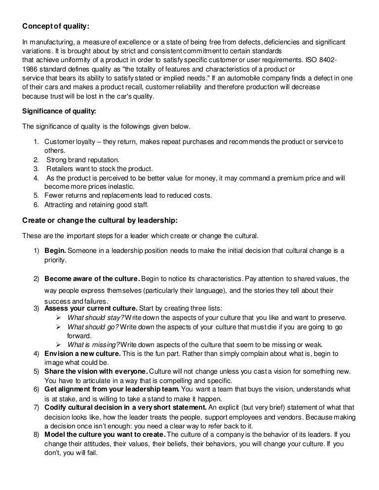 leadership essay