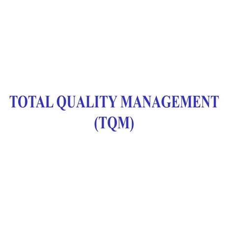 Tqm