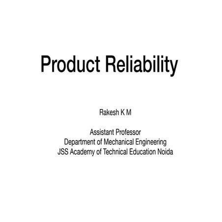 Tqm   product reliability
