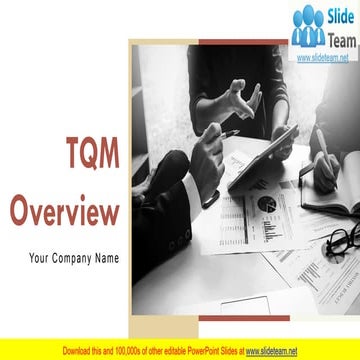 TQM Overview PowerPoint Presentation Slide