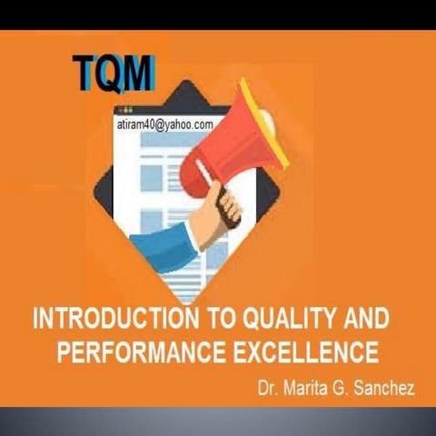 Lesson 2 Total Quality Management Lesson | PPTX