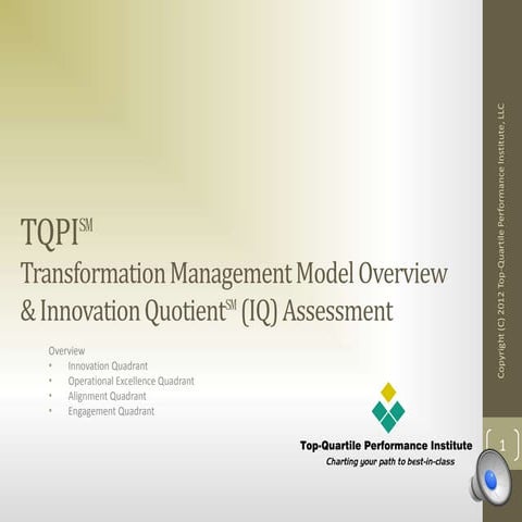 Tqpi integrated performance mgmt model overview