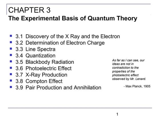 Quantum Physics | PPTX | Physics | Science