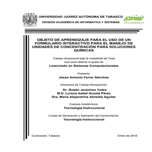 Trabajo Recepcional de Objeto de Aprendizaje (My Chemical App)