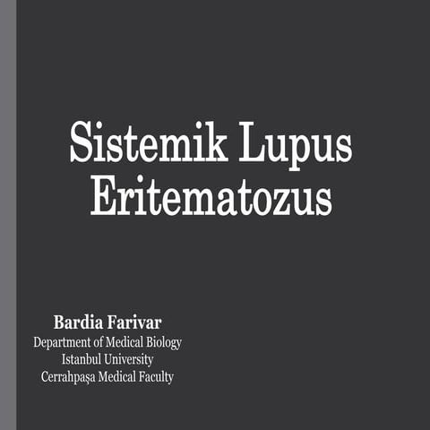 Sistemik Lupus Eritematozus