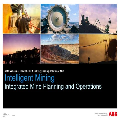 Intelligent Mining: Integrated Mine Planning and Operations