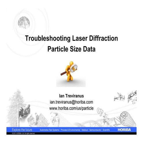Troubleshooting Laser Diffraction Particle Size Data