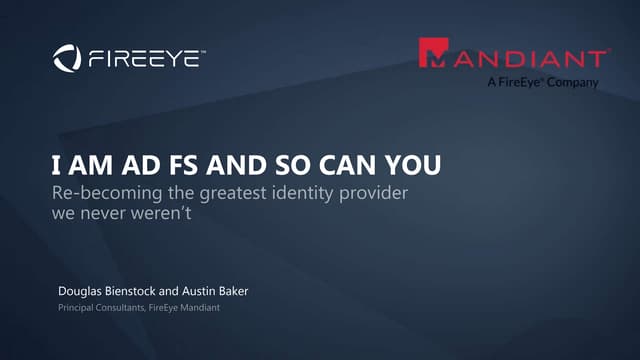 Troopers 19 - I am AD FS and So Can You