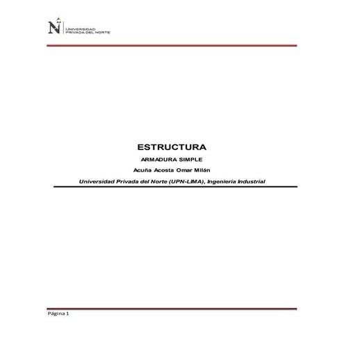 Trab. final armadura simple estructura   a.a.o.m.