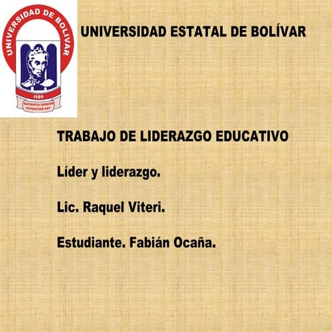 liderazgo educativo