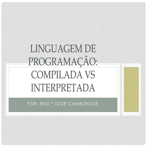 Linguagem de programação | PPT