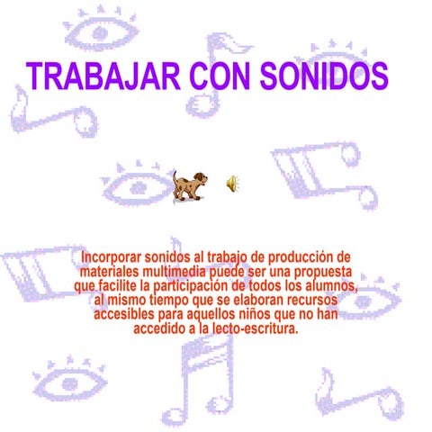 Trabajar Con Sonidos