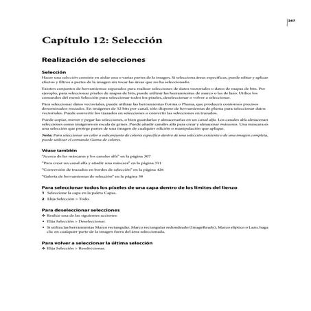 Trabajar Con Selecciones