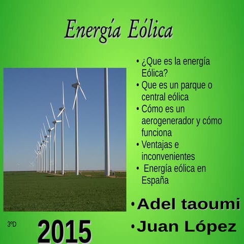 Energía Eólica