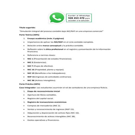 Trabajo Simulación integral del proceso contable bajo NIC/NIIF en una empresa...