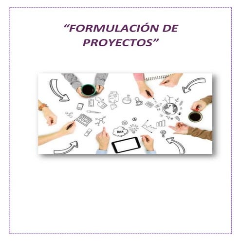 Formulación de proyectos