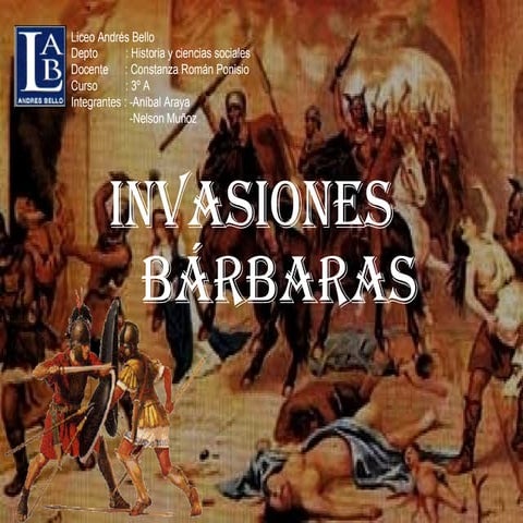 INVASIONES BÁRBARAS | PDF