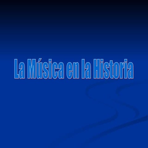 Historia de la música