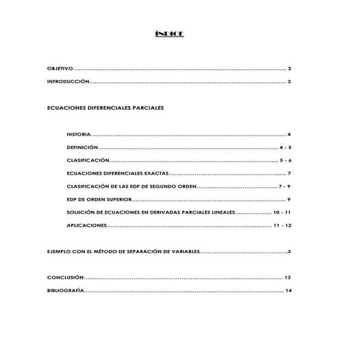 ECUACIONES DIFERENCIALES PARCIALES