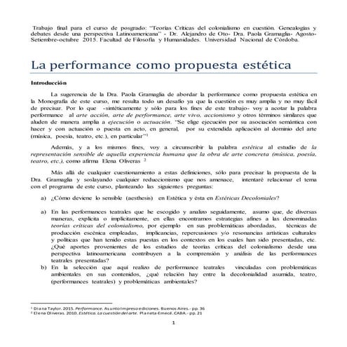 Trabajo final paola gramaglia   a de oto teorias critica del colonialismo      