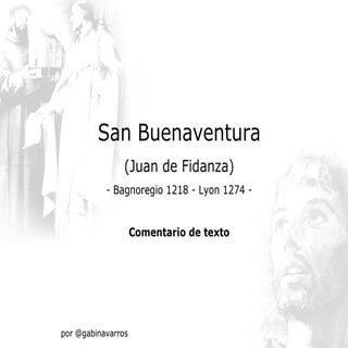 Trabajo presentación sobre san buen...
