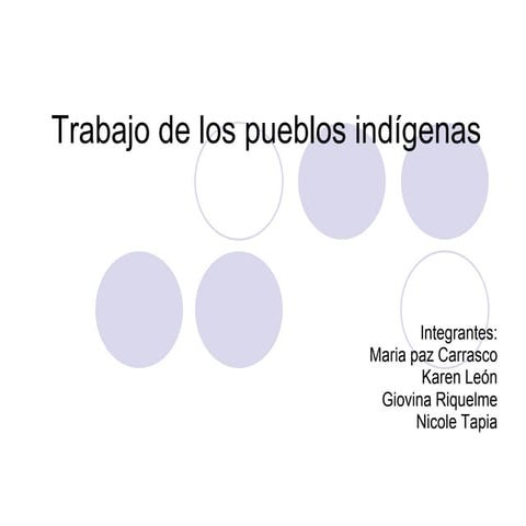 pueblos indigenas