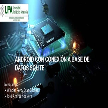 Ejemplo Base de Datos SQLite (Android) | PDF