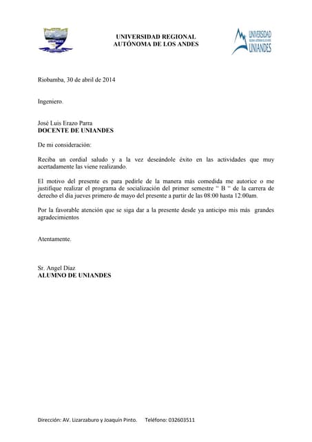 Solicitud de trabajo para redes