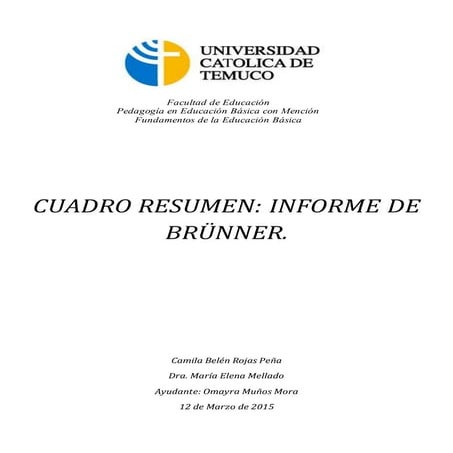 Trabajo 2, cuadro resumen brunner