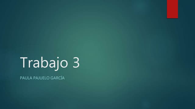 Trabajo 3