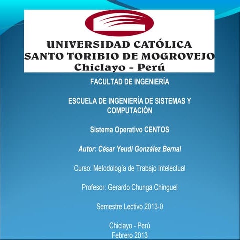 Trabajo7.cesar gonzalezbernal sistemaoperativocentos