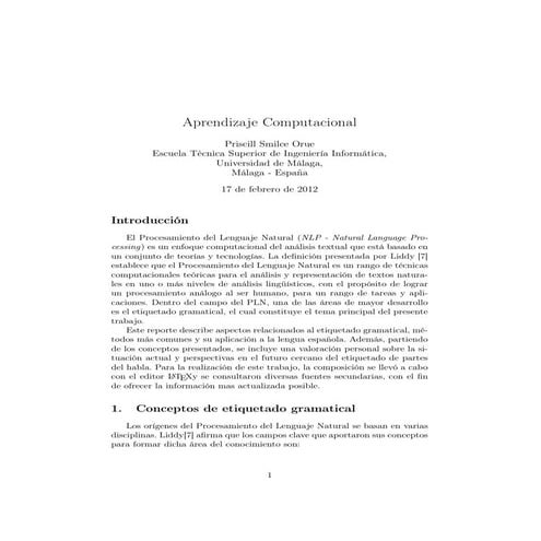 Aprendizaje Computacional: Valoraciones personales sobre métodos de etiquetad...