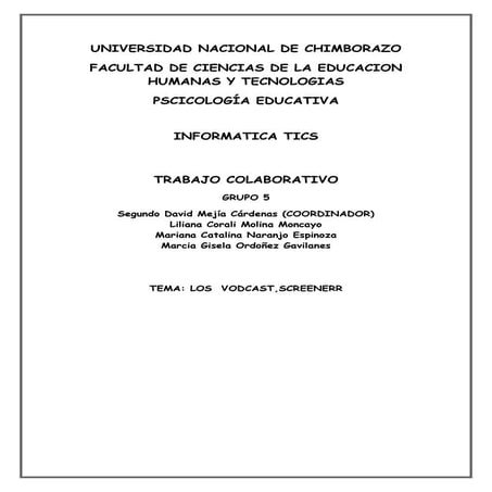 Trabajo colaborativo