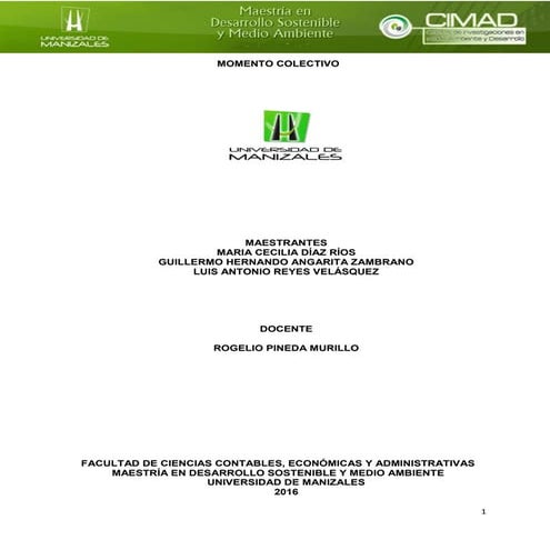 Trabajo colaborativo - GESTIÓN DE RIESGOS