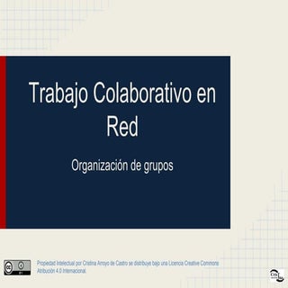 Trabajo colaborativo en red