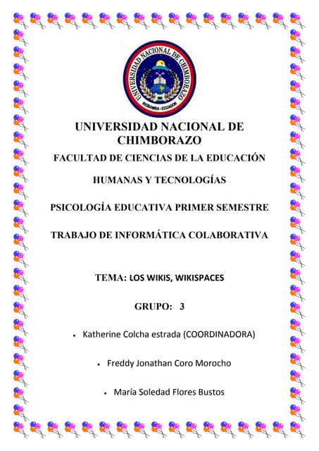 Trabajo colaborativo list