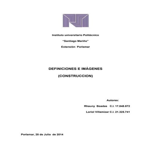 Trabajo construccion