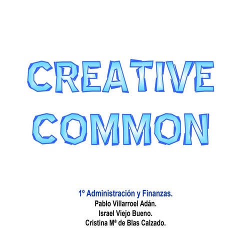 Trabajo creative commons