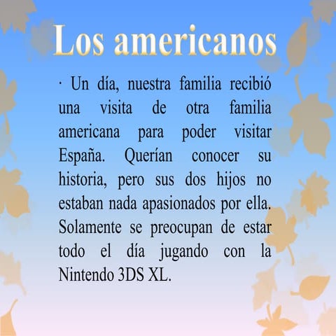 Trabajo de americanos