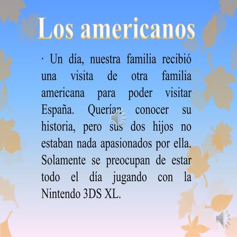 Trabajo de americanos