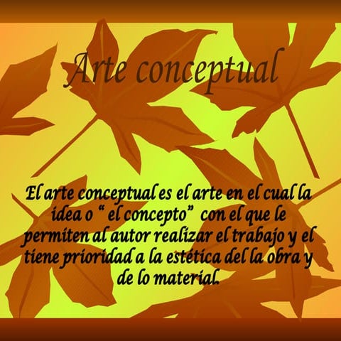 arte conceptual