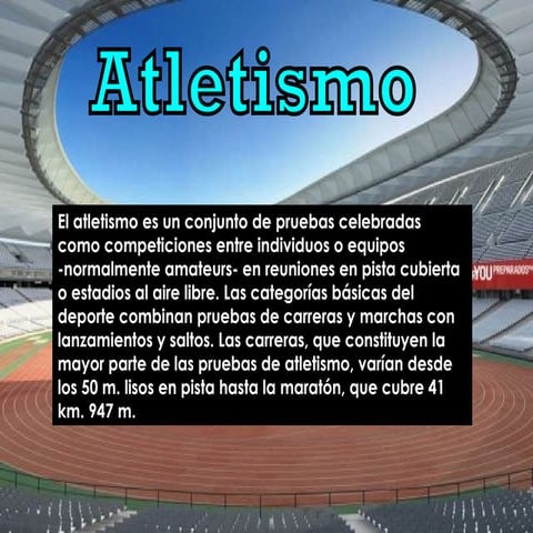 Trabajo De Atletismo