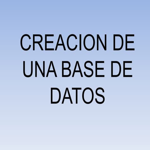 Trabajo de base de datos