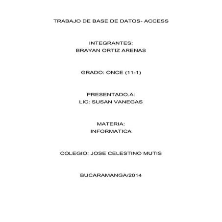 Trabajo de base de datos 2014ww2