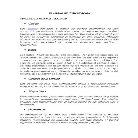 Trabajo de computación