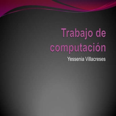 Trabajo de computación